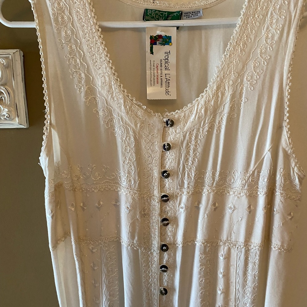 Beautiful dress from the Cayman Islands!
